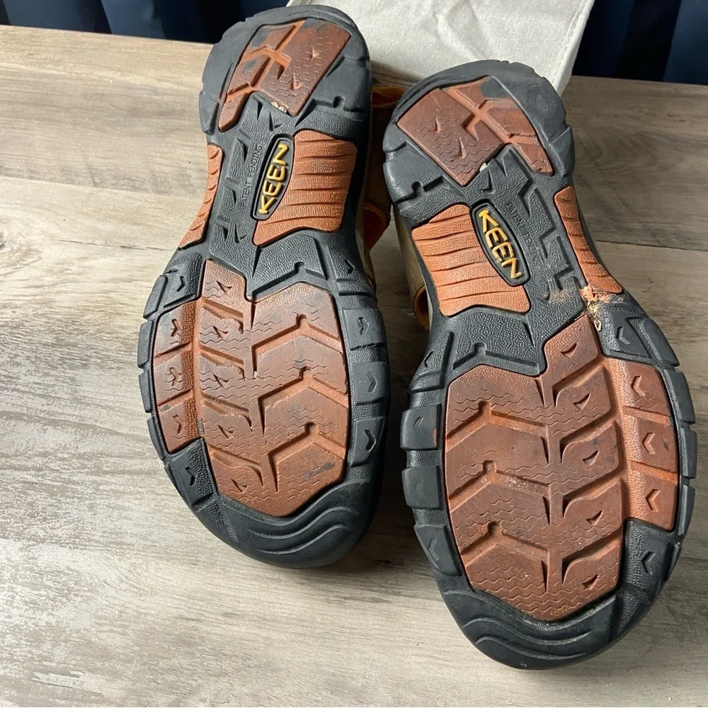 Keen Newport Brown Leather Sandal Waterproof Outdoor Hiking‎ Men's 10.5